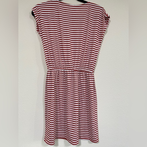 Striped drawstring dress - Picture 3 of 3
